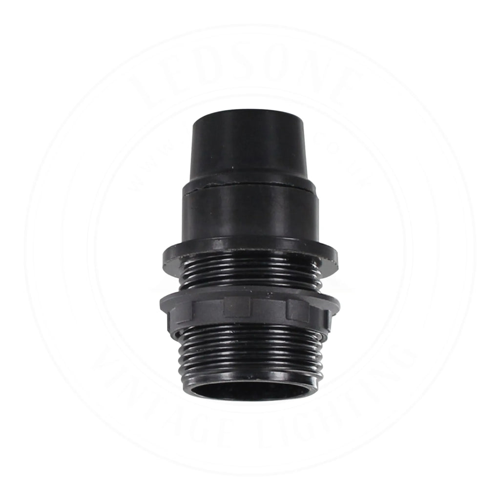 3 Pack E14 Socket Bulb Holder Edison Small Screw Black Plastic Lamp holder  ~4358