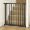 2x FYLO Baby Safety Stair Gate Pressure Fit Extra Wide - Grey For Your Little One