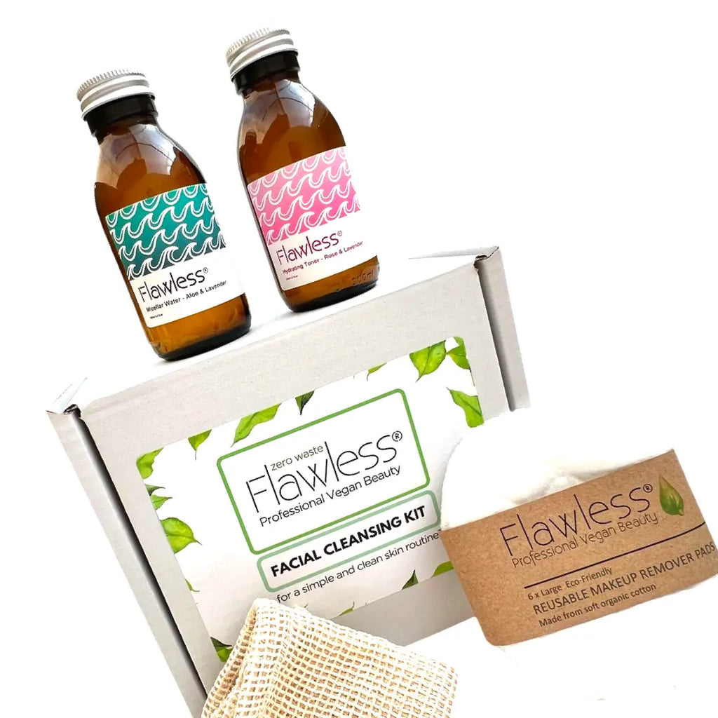 Natural Zero Waste Facial Cleansing Kit(plastic free) Flawless