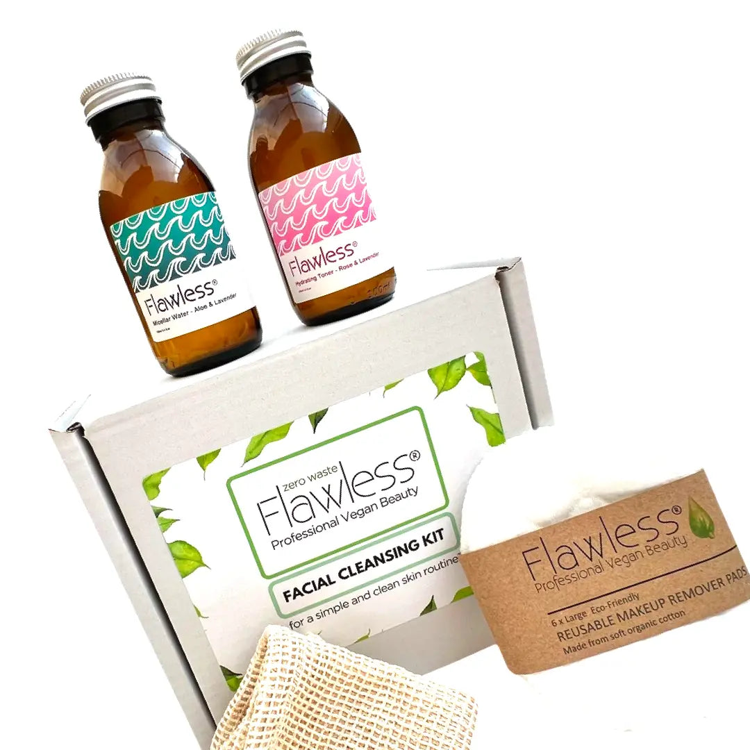 Natural Zero Waste Facial Cleansing Kit(plastic free) Flawless