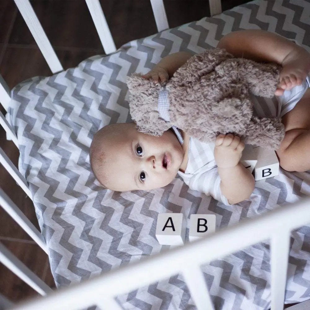 4x Spacesaver Cot Fitted Sheet 100% Cotton 100x52cm For Your Little One