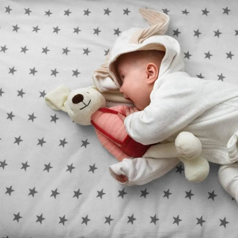 4x Spacesaver Cot Fitted Sheet 100% Cotton 100x52cm For Your Little One