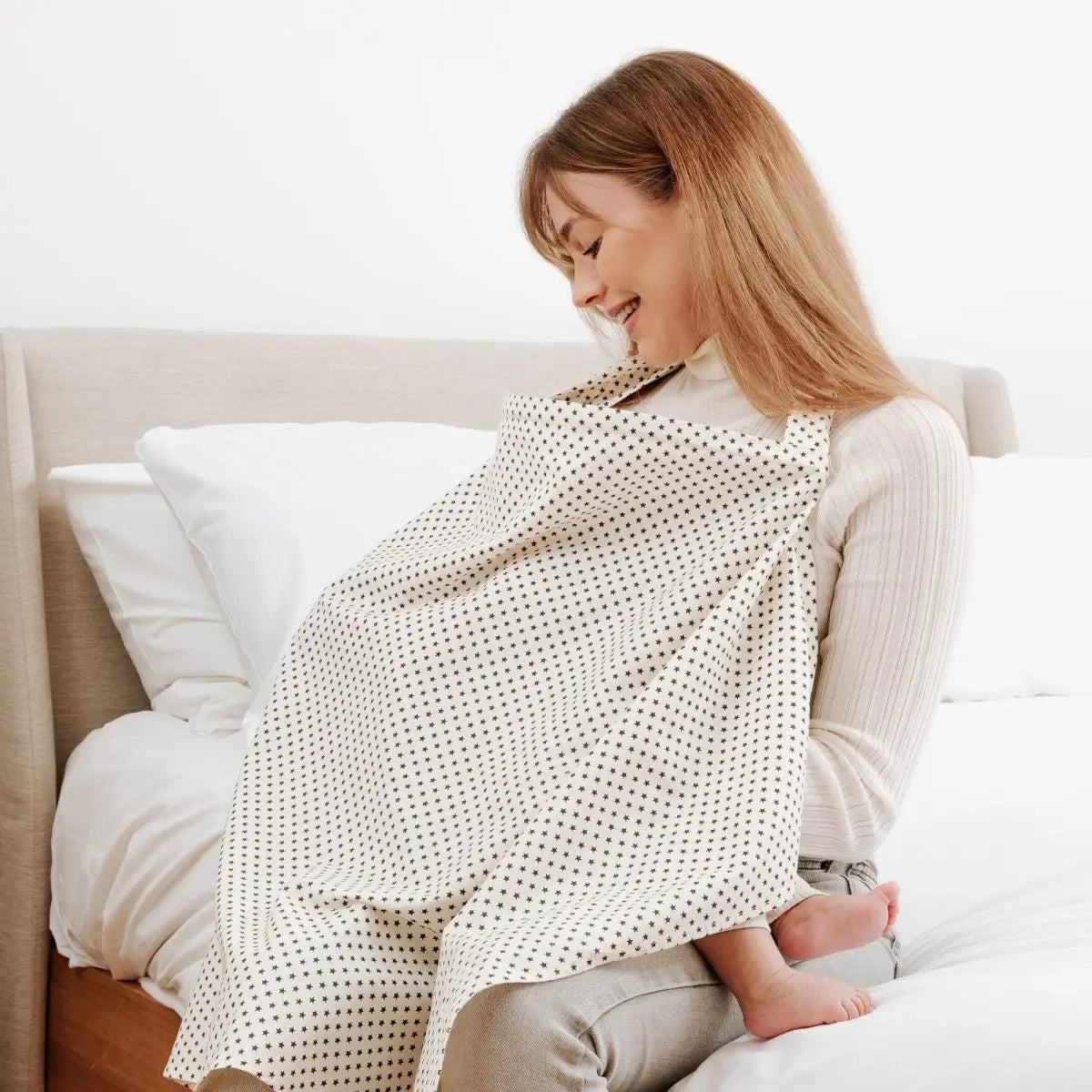 New Mum Essentials Bundle-Anti-Stretch Mark Oil, Breastfeeding Apron & pillow AidaTrends