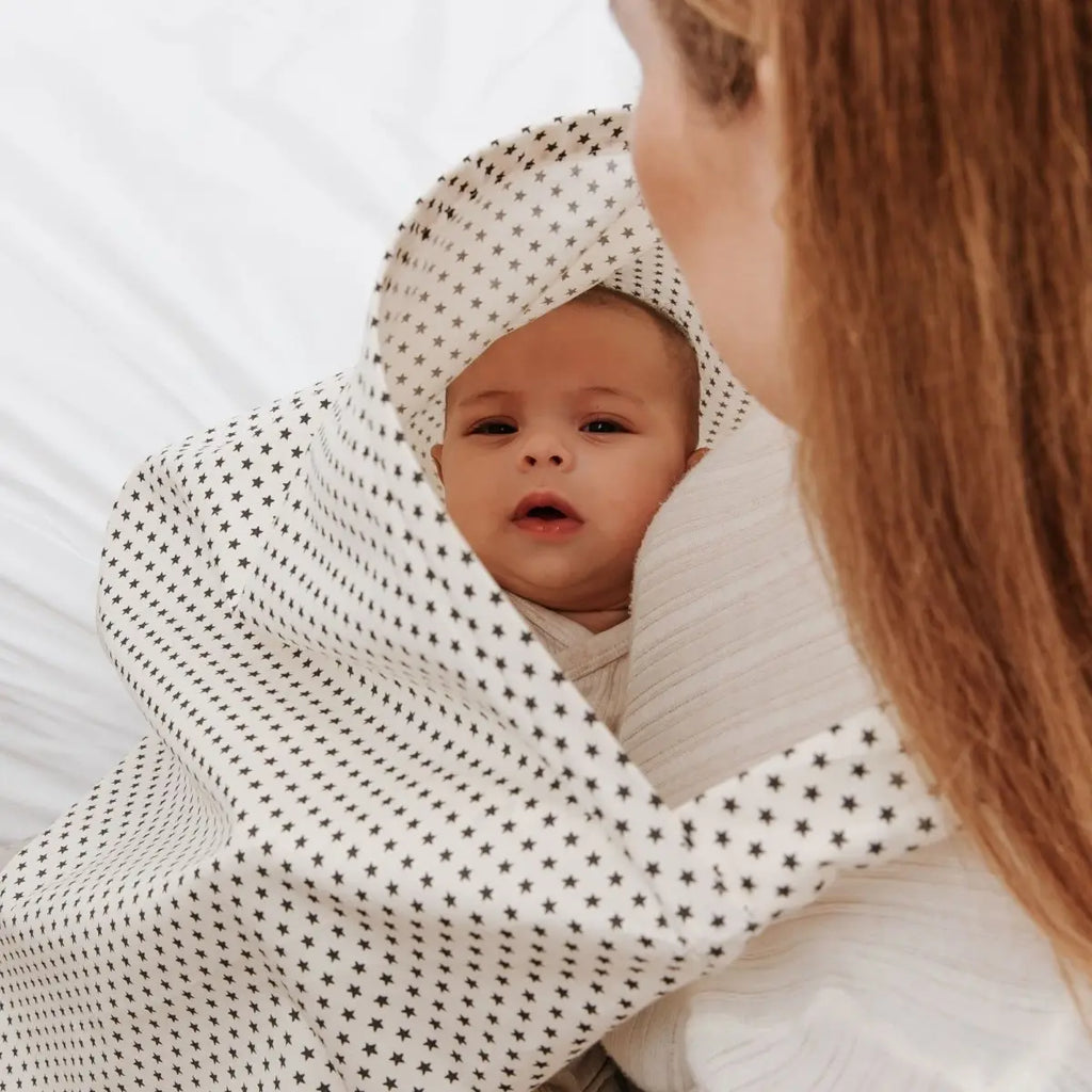 Breastfeed Apron - Grey Stars-Clearance For Your Little One