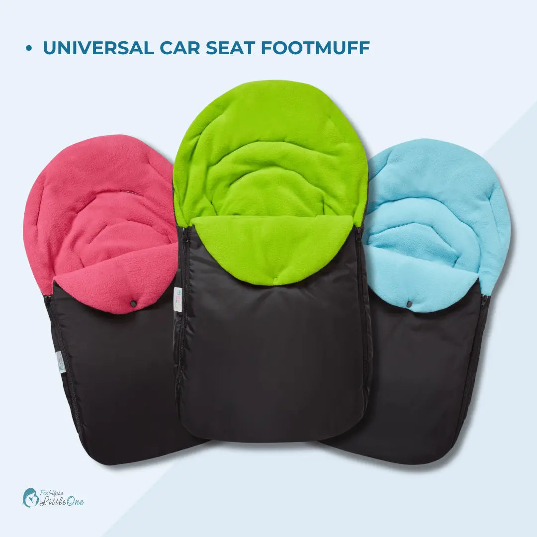 Universal Car Seat Footmuff / Cosy Toes - Fits All 3 And 5 Point Harnesses For Your Little One