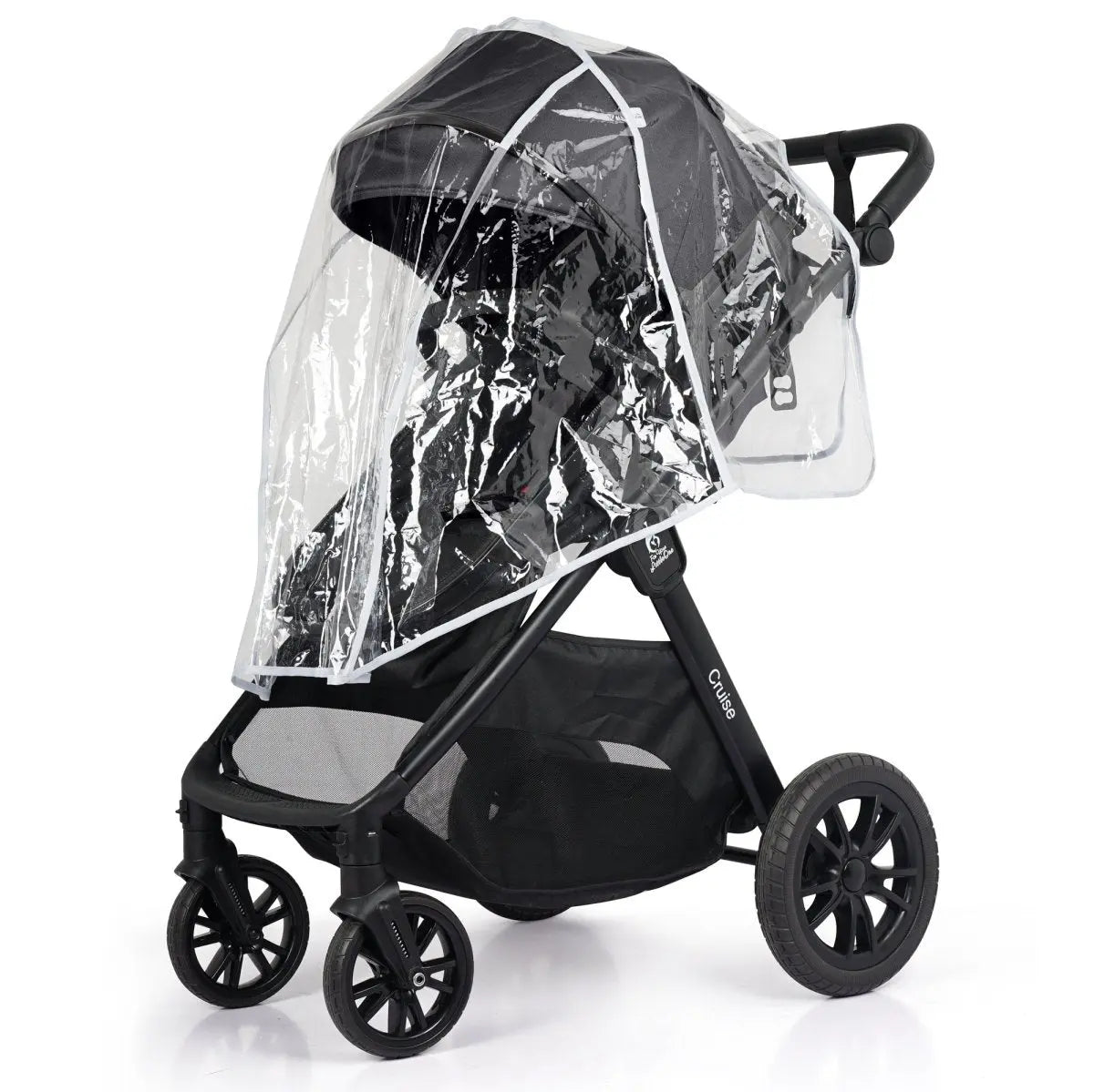 3 In 1 Travel System With Car Seat - Eclipse Black (Free Cupholder / Seat Liner Included!) For Your Little One