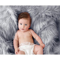 Luxury Faux Fur Baby Blanket  - grey-Clearance For Your Little One