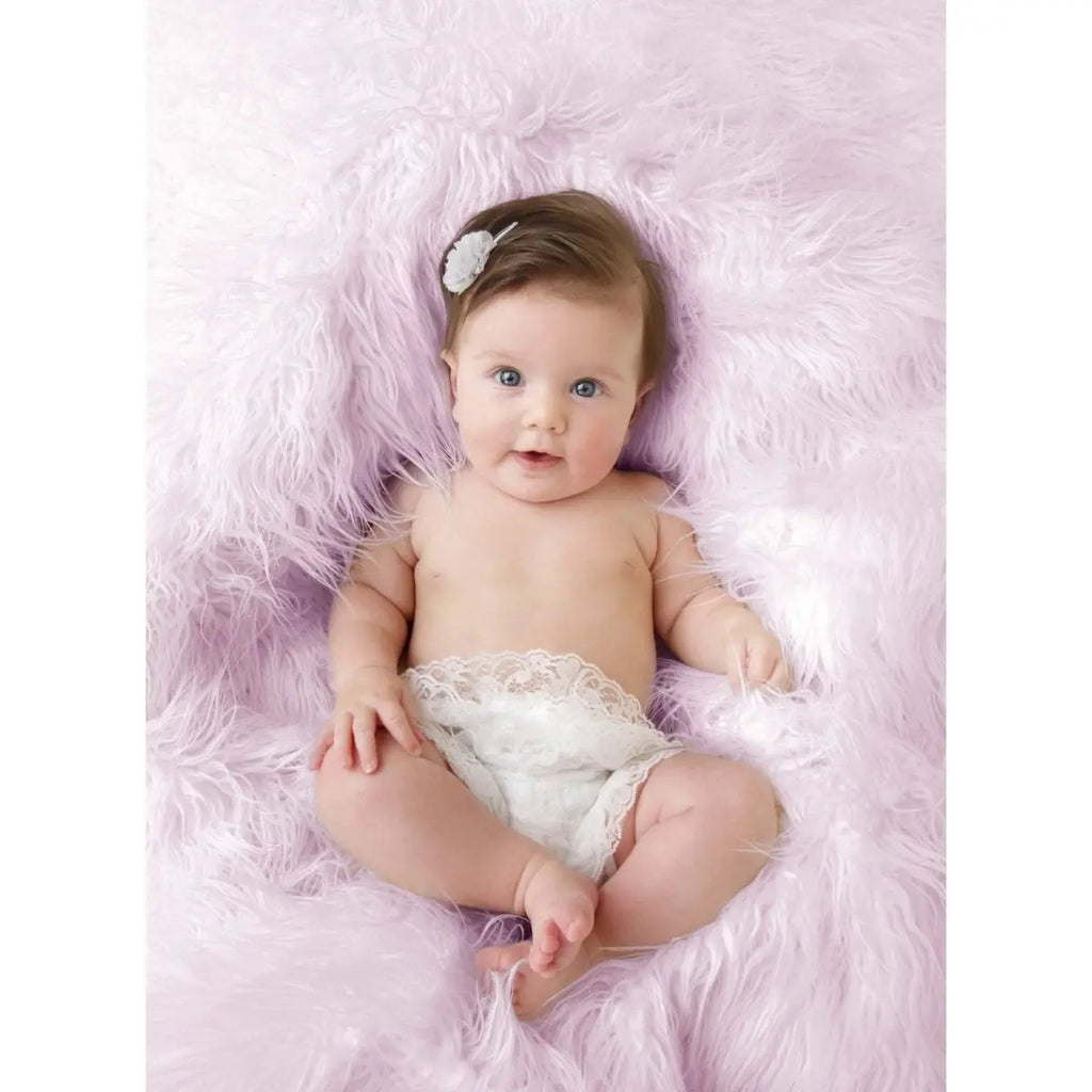 Luxury Faux Fur Baby Blanket - Pink-Clearance For Your Little One