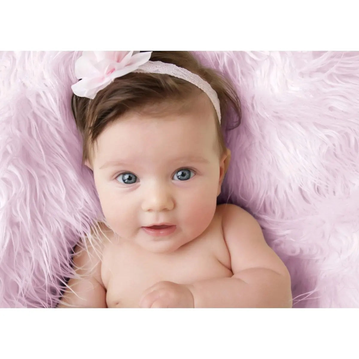 Luxury Faux Fur Baby Blanket - Pink-Clearance For Your Little One