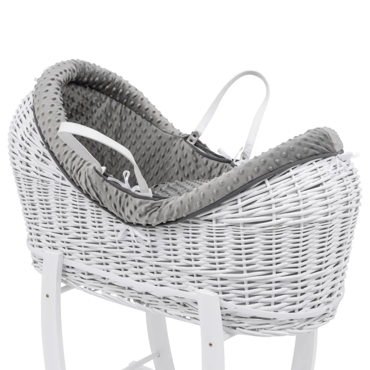 Pod Grey Dimple Moses Basket Bedding Set For Your Little One